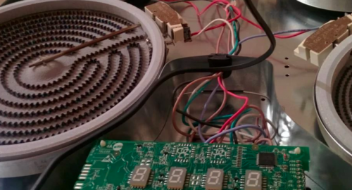 Ремонт стеклокерамической варочной панели. Деденево